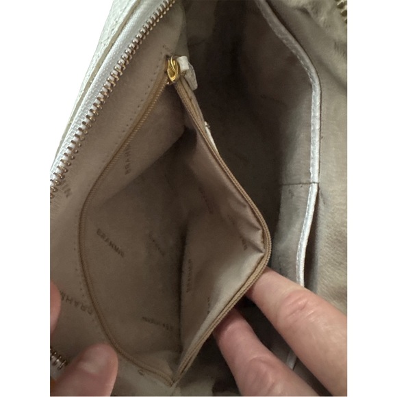 Grayson White Odyssey Leather bag by Brahmin - Picture 9 of 12